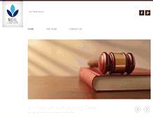 Tablet Screenshot of neillawyers.com